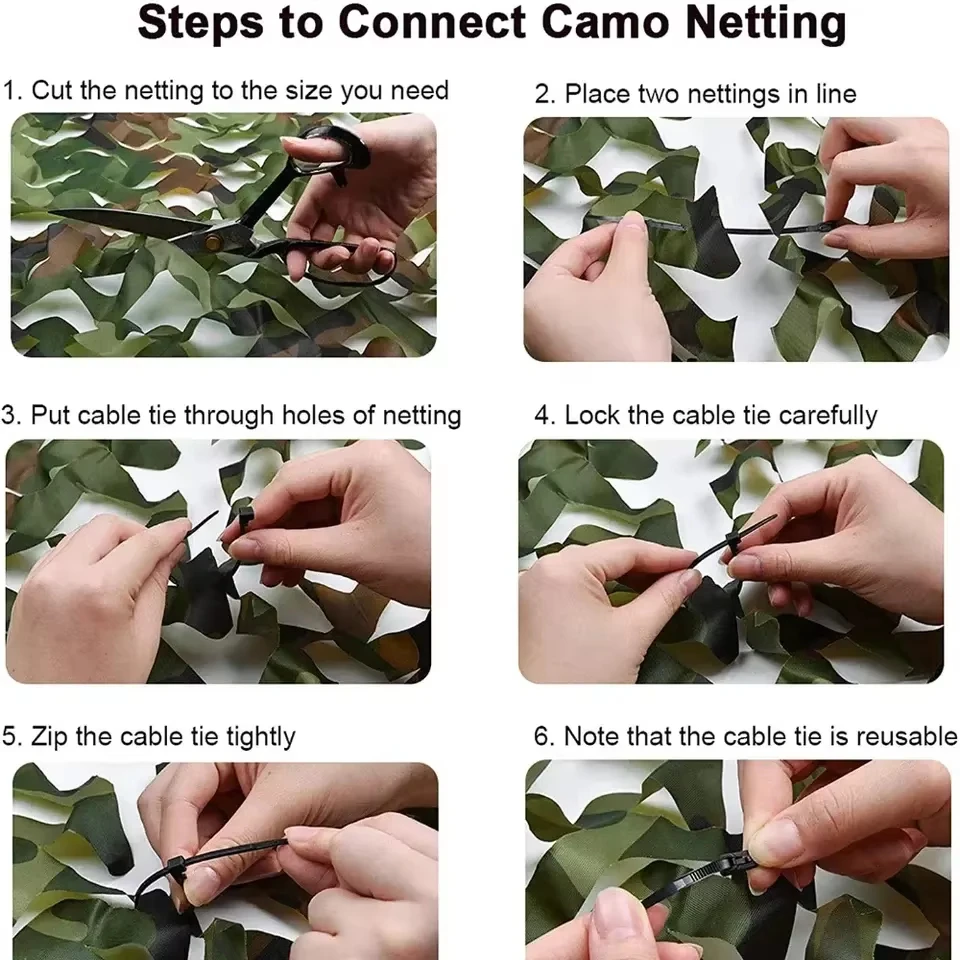 ตาข่ายพรางลายป่า สำหรับกันแดด - Hunting And Camping In Forest บทวิจารณ์และราคา
