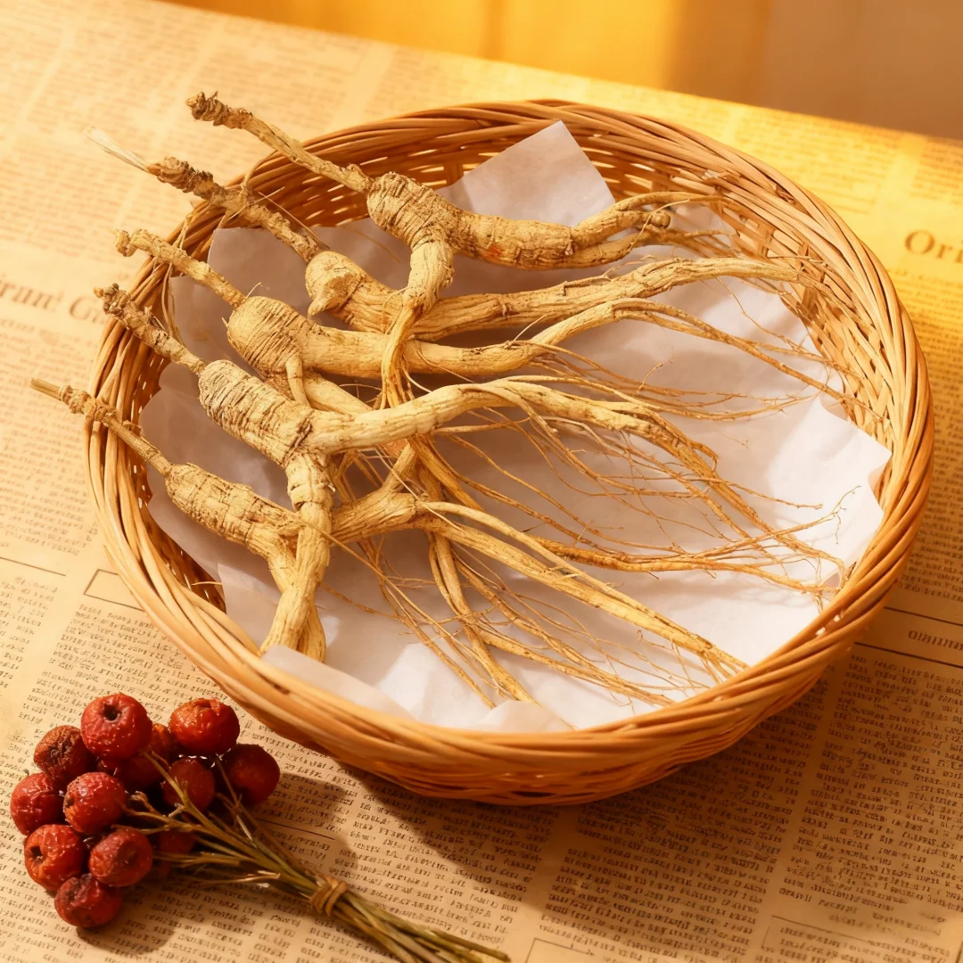 High-quality Changbai Mountain Understory Mountain Ginseng Simulation Ginseng Model Home Ornament