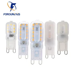 LED G9 Bulbs 110V 220V 3W 5W SMD2835 For Home Lighting For Crystal Chandelier Replace 20W 30W Halogen Lamp