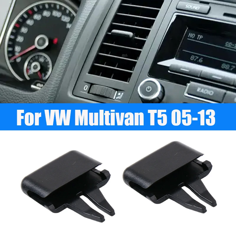 

A/C Outlet Clip Air Conditioning Air Vent Grill Slide Clip Trim For VW T5 Transporter Multivan 2005-2013 7E5815705 7E5819203