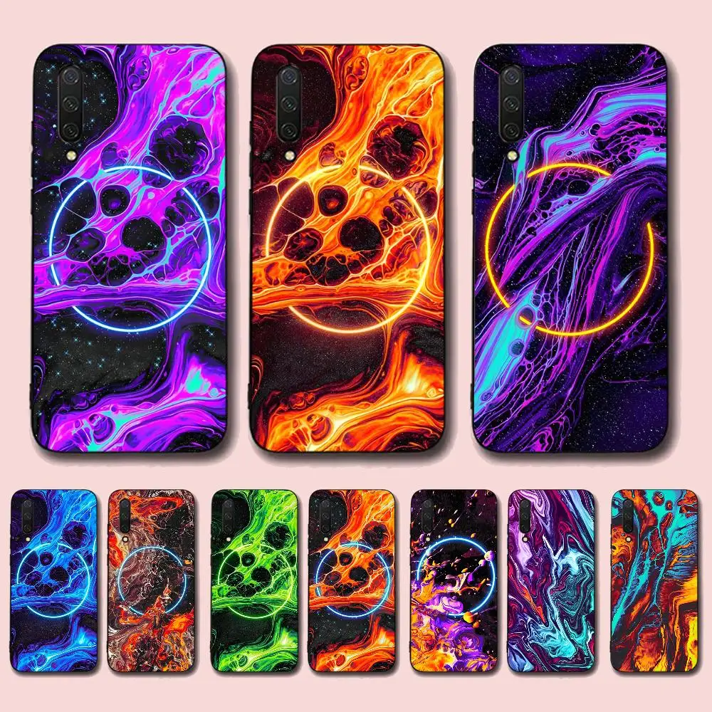 Psychedelic retro art illustration Phone Case For Xiaomi Mi 5X 8 9 10 11 12 lite pro 10T PocoX3pro PocoM3 Note 10 pro lite