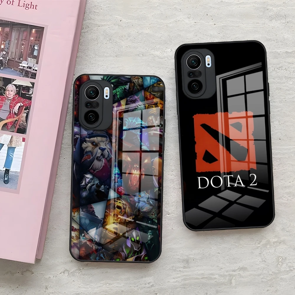 Game D-Dota 2 Phone Case for Redmi 13 12 13c 12c Note 13 Pro Plus 11 12 Pro 10 12s 9t 11s Tempered Glass Cover