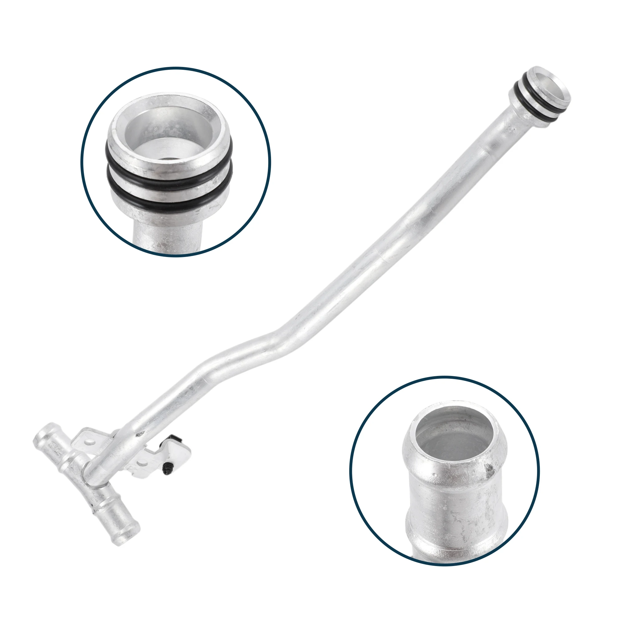 

UXCELL Шланг радиатора Шланг нагревателя No 94810606910 для Porsche Cayenne 2006-2009 Охлаждающая жидкость из алюминиевого сплава серебристого тона