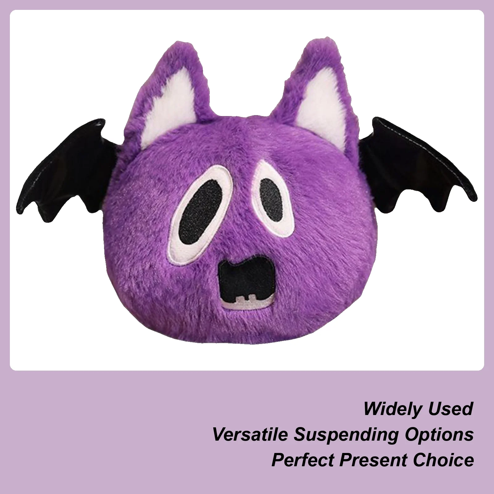

Plush Halloween Suction Cup Bat Spider Pumpkin Shape Cartoon Holiday Doll Plush Holiday Doll For Collectors Children's Room Bed
