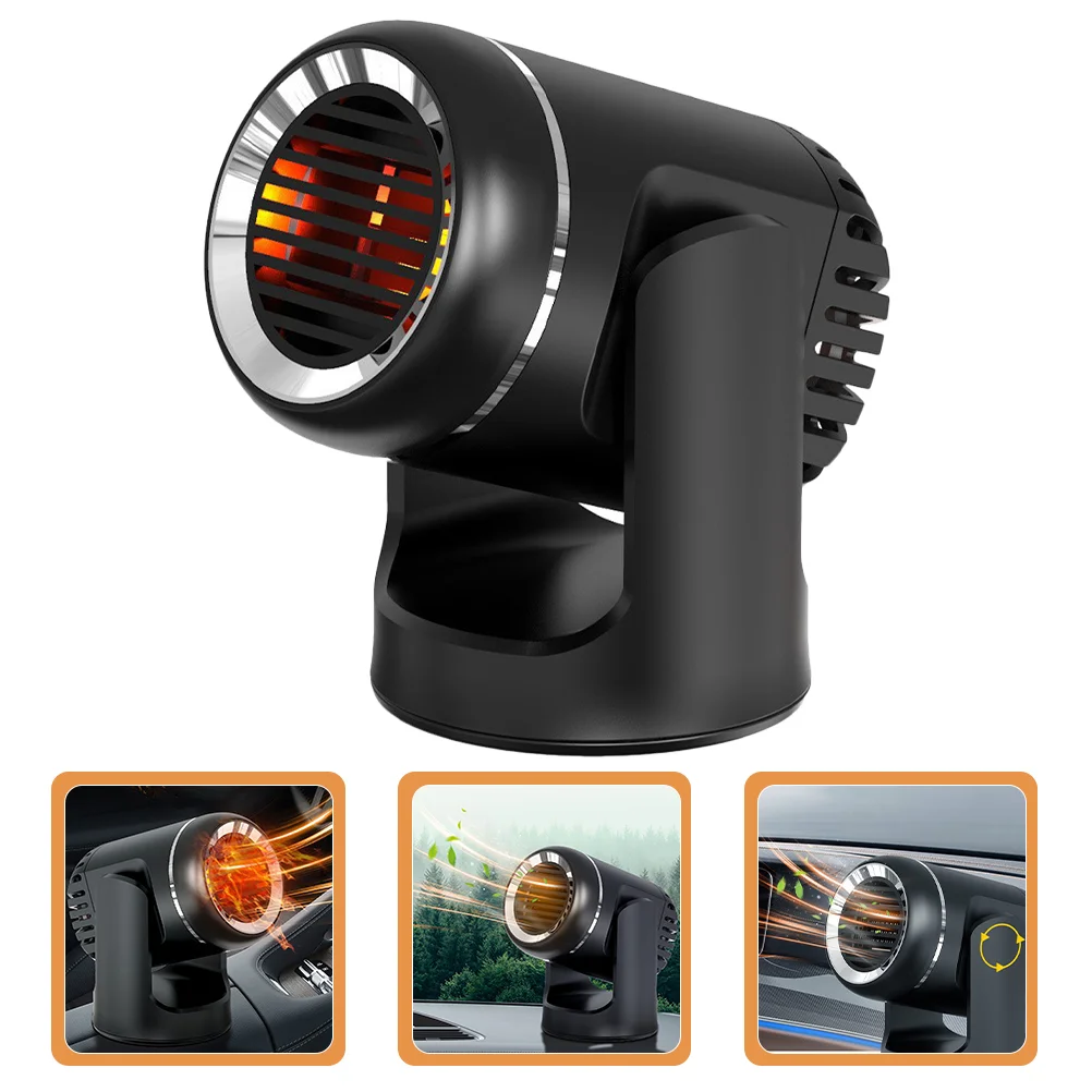 Heater Vehicle Car Fan Defogger Auto Cooling Windshield Defroster Adjustable Portable