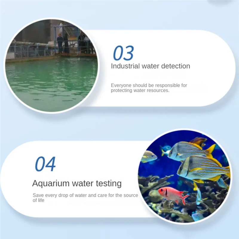 A26F-طقم اختبار المياه 100 شرائط اختبار المياه المنزلية للبئر والصنبور طقم اختبار اختبارات ل PH ، الكلور ، نيتريت الرصاص والمزيد