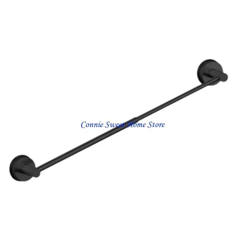 

LXAF Steel Adjustable Towel Holder with Strong Suction Cups Easy Mounting Brackets Fit Any Bathroom Decors