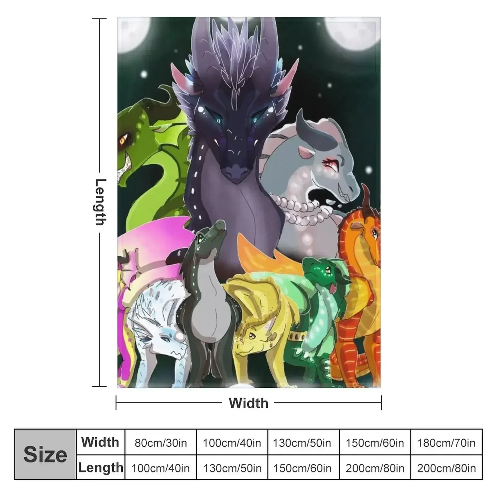 Wings of Fire Throw Blanket for winter Sofa Quilt Shaggy Bed Fashionable Decorative Beds for sofa Blankets