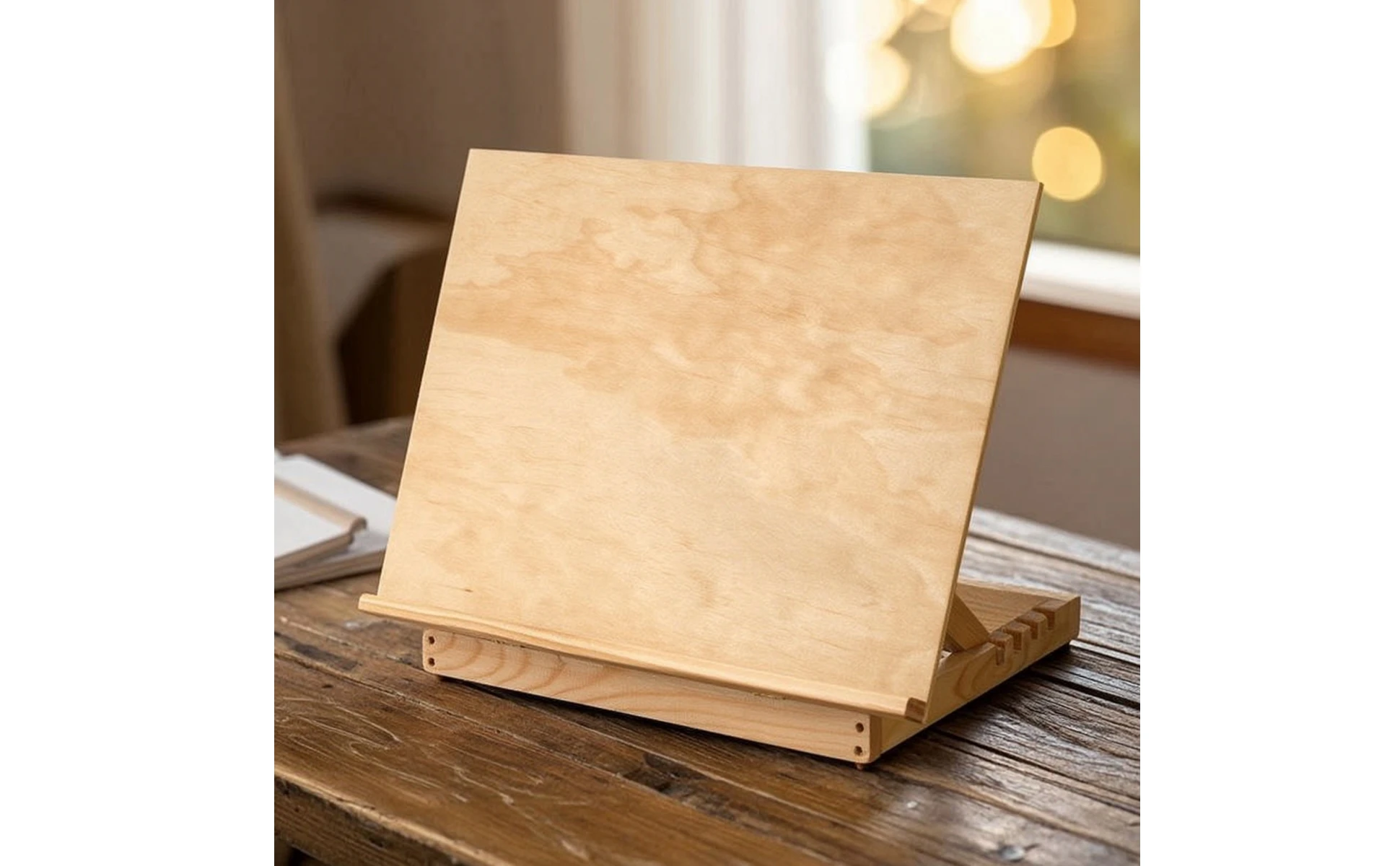 Drawing Board Easel Foldable Easel with Adjustable Frame Wooden Compact for Students, Desk, Classroom