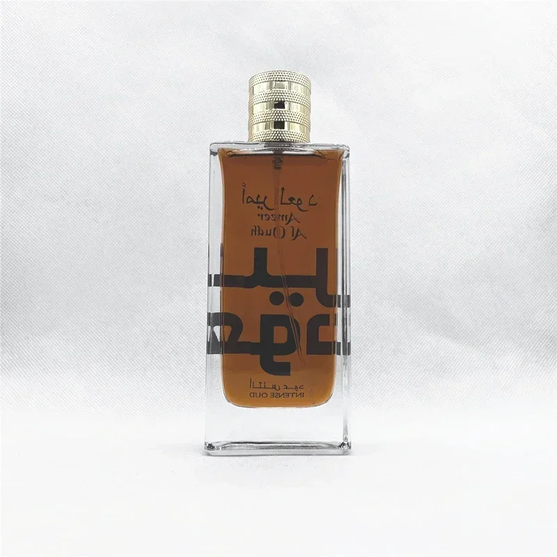 Fragrância de madeira avançada líquida âmbar árabe, longa duração, forte ameiro al oud intenso oud eau de parfum spray para unissex 100ml