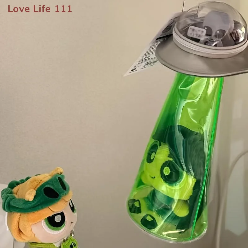 جديد الإبداعية UFO الغريبة سفينة الفضاء القلم حقيبة المؤلمة دمية تخزين مضحك لعبة حقيبة طالب حقيبة أدوات مكتبية شفافة #1