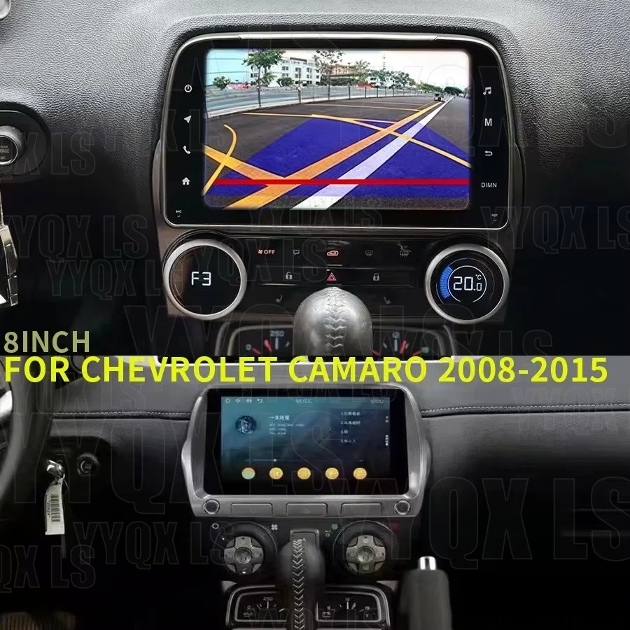 8inch Car Radio Android 13 CarPlay For Chevrolet Camaro 2010 - 2015 Multimedia Video Player GPS  Stereo Head Unit