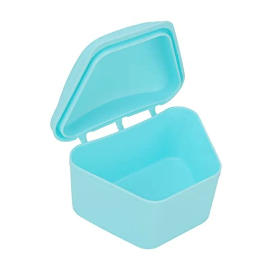 

Trapezoid Retainer Case, Mouth Guard Cases, Denture Case Partial Tooth Case Denture Box Denture Storage Boxes, Travel Portable