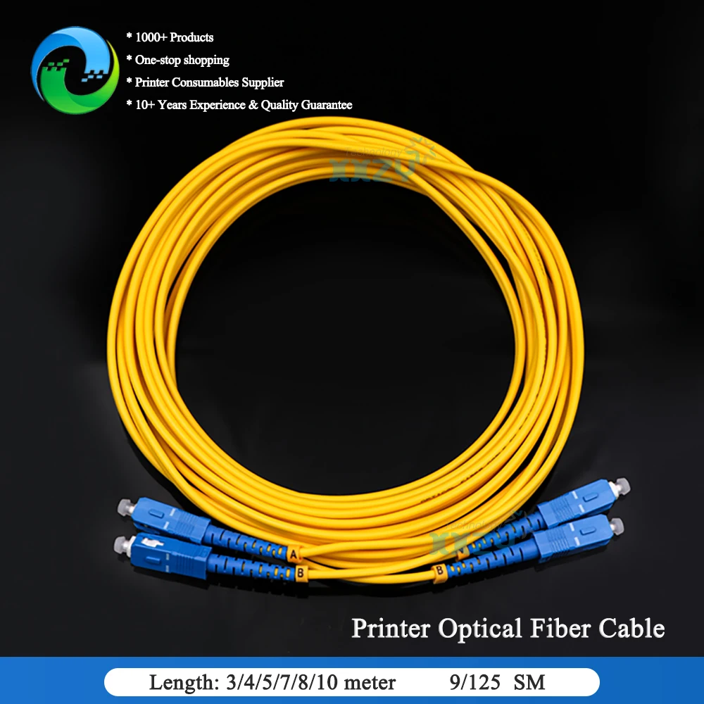 

Spare Parts! SC-SC Fiber Cable UPC Simplex 3.0mm PVC Double Core Optical Patch Cable for Inkjet Printer
