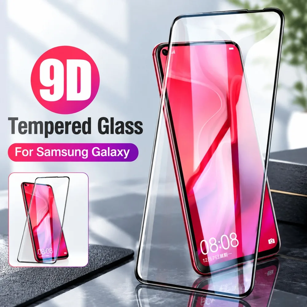3PCS Tempered Glass For Samsung Galaxy A34 A51 A52s 5G A52 A53 5G A54 Screen Protector For Samsung Galaxy A13 A14 A22 A23 A24 4G