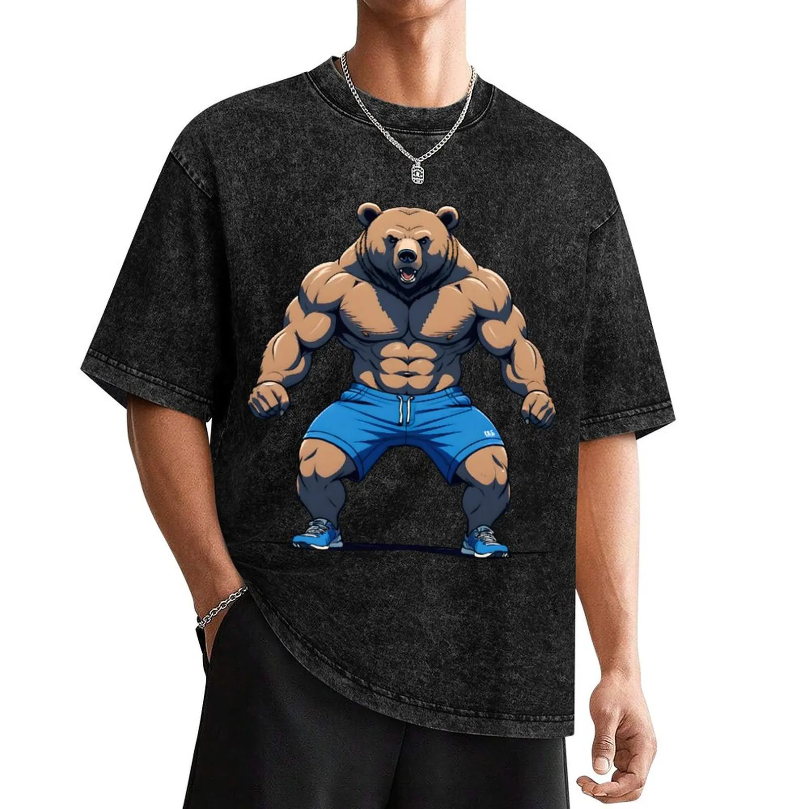 

Mighty Workout Bear T-Shirt Personalized t-shirt cute clothes vintage custom t-shirts mens t shirts