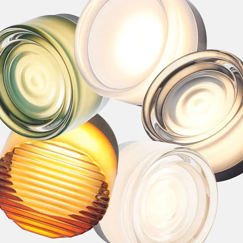 

Светодиодный настенный светильник Nordic Amber Jelly из акрила, маленький, для декора интерьера спальни, гостиной, балкона, прихожей, отеля