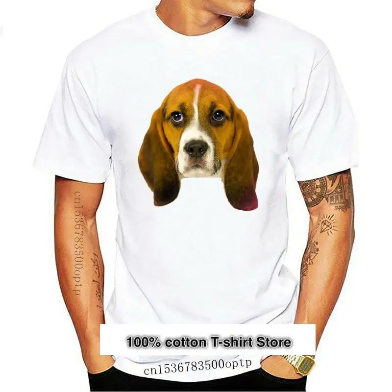 

Camiseta divertida de Beagle para hombre y mujer, 100% algodón, ropa de cuello redondo, Hip Hop, novedad 2024