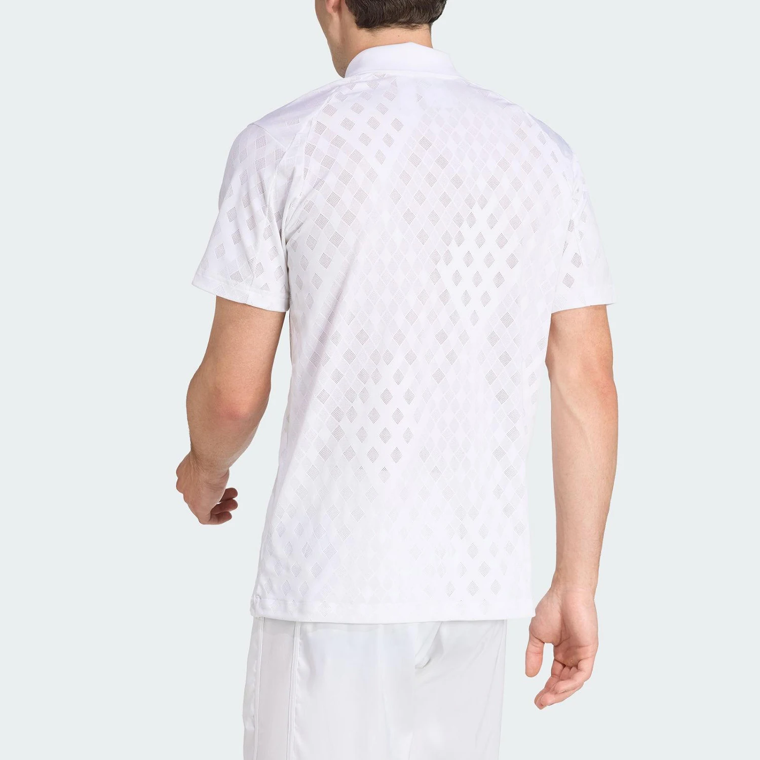 Adidas genuine Three Stripes Men's Tennis Three Stripes Breathable Polo Shirt JL9675 - view 3