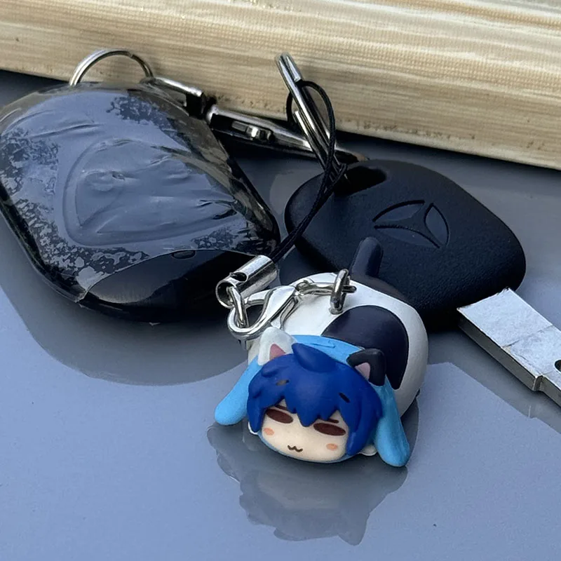 Vocaloid Hatsune Miku Len Rin PVC Mini Figur Modell Puppe Spielzeug Tasche Kleiner Anhänger Schlüsselanhänger Zubehör Geschenk