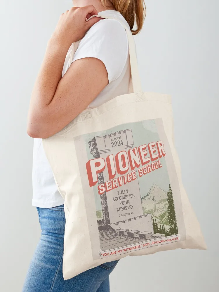 

Pioneer Service School 2024 (Vintage Watchtower) Tote Bag eco pack Beach bag shopper bag woman