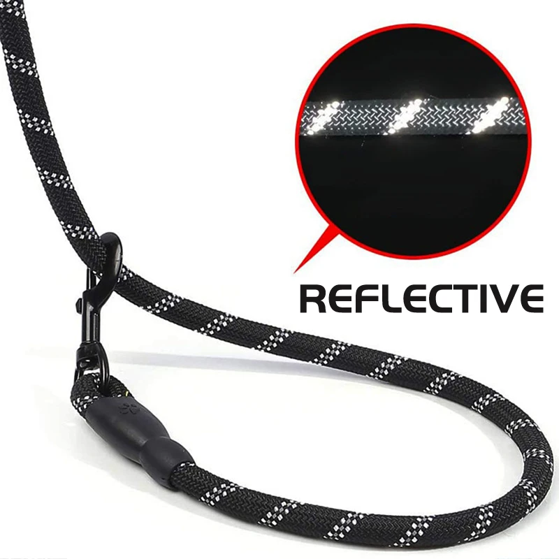 Color 150/200/300cm Strong Dog Leash Reflective Long Pet Lanyard Walking Traction Rope for Puppy Small Medium Large Big Dogs