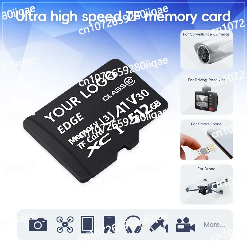 Extreme Speed Memory SD Cards: 128GB Full Capacity TF Card Class 10 U3 V30 Speeds up 75-100MB/s Mobile & Camera Memory Solution