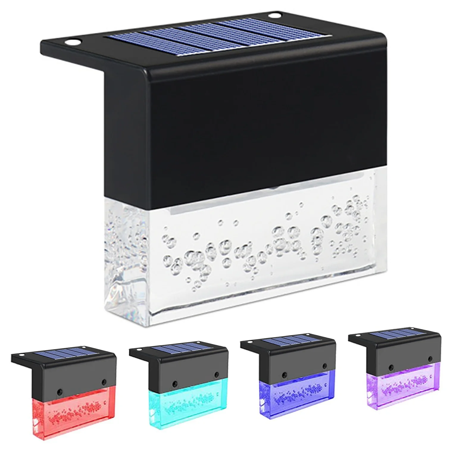 

ABSJ-Solar Deck Light Solar Driveway Lights Solar Step Lights Solar Step Light Outdoor For Driveway Sidewalk Garden Courtyard