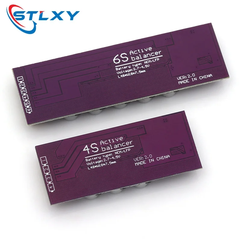 1.2A BMS 3S 4S 5S 6S 18650 Lithium Battery Active Equalization Board Li-ion LiFePo4 Balancer Energy Transfer Balance Capacitor