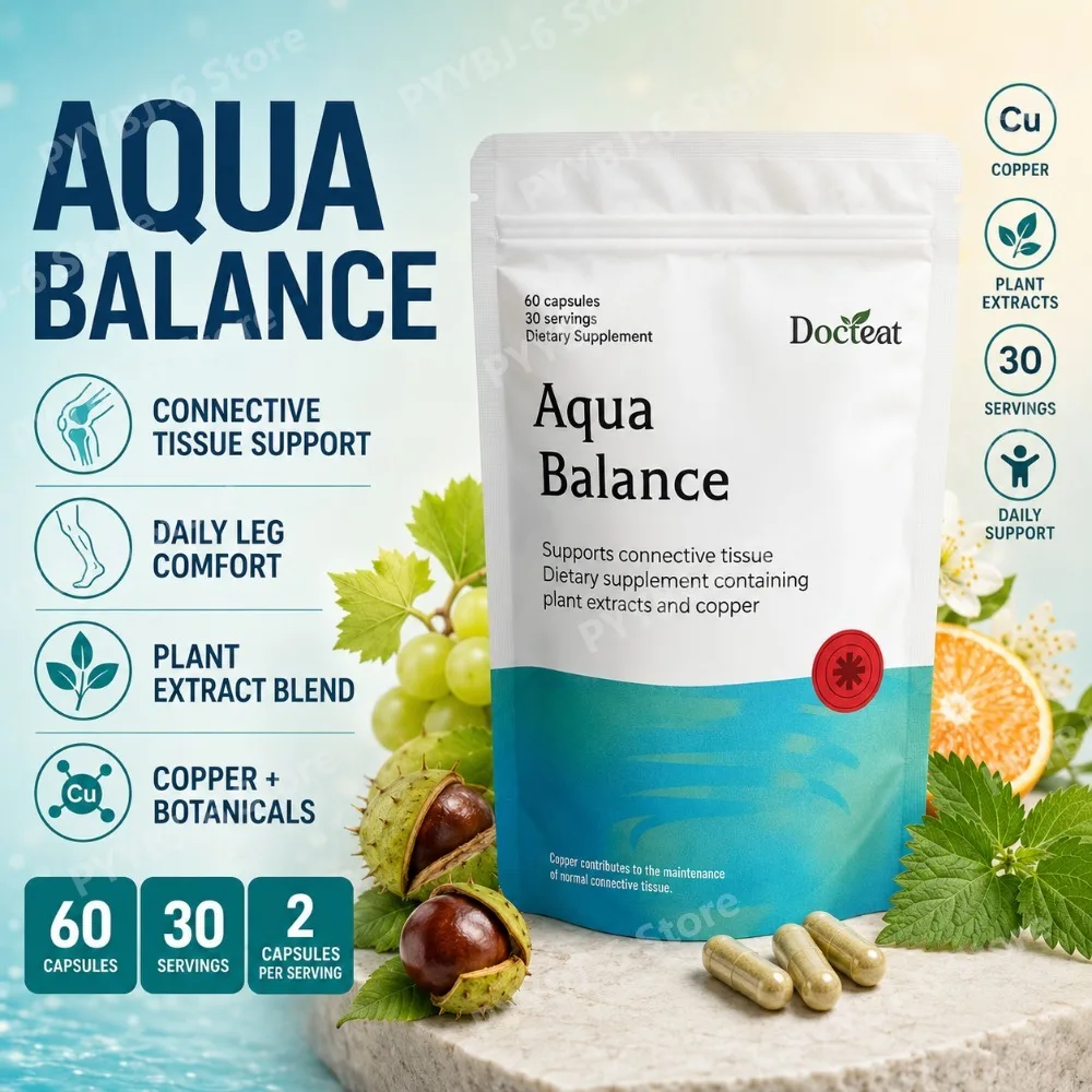 Docteat Copper Glycinate Capsules Diosmin Grape Seed Extract Nettle Extract 60 Capsules Antioxidant Support Caffeine-free