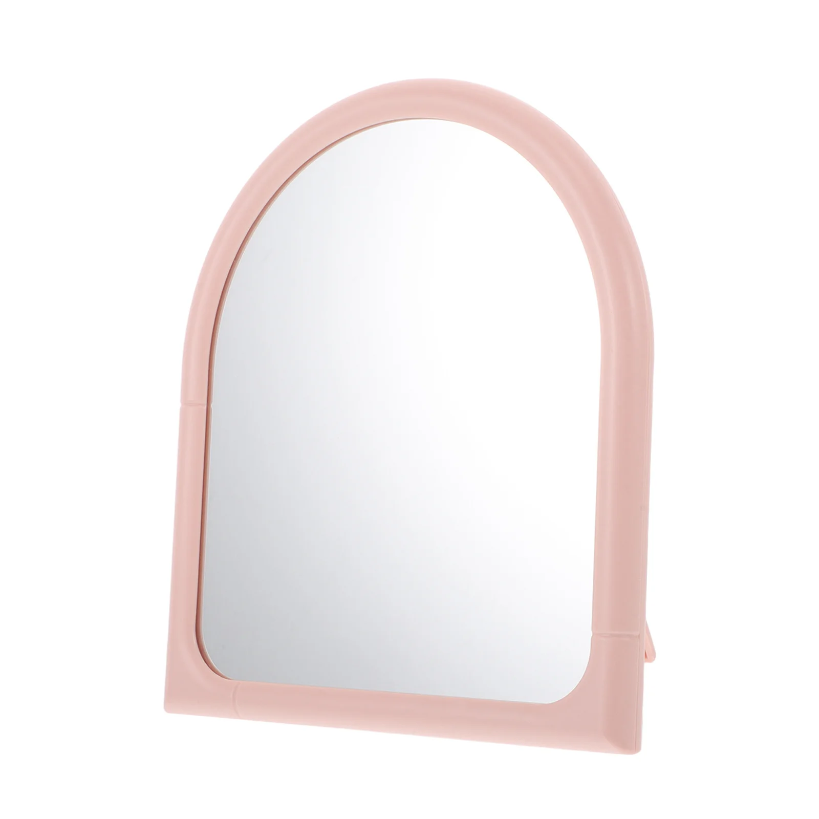 Espejo de Maquillaje Plegable para Dormitorio, Superficie Grande, Ángulos Ajustables, Portátil, Compacto, Espejo de Viaje, Reflejo Claro para el Hogar