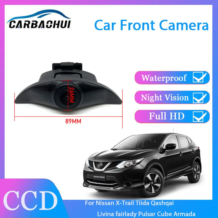 

Car Front View Parking HD Night Vision Positive Logo Camera For Nissan X-Trail Tiida Qashqai Livina fairlady Pulsar Cube Armada