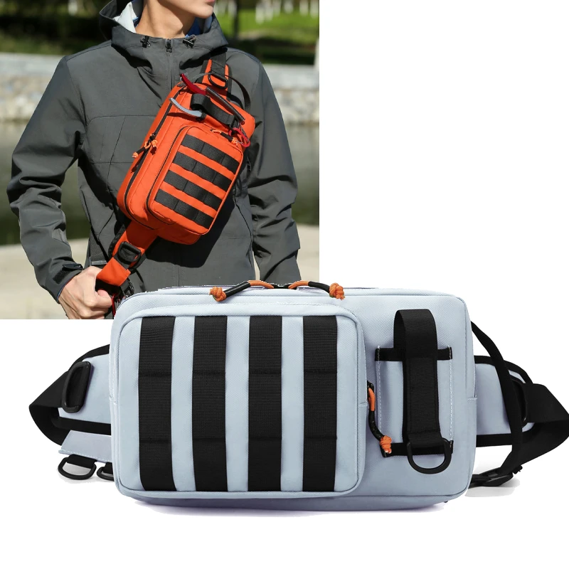 

Тактическая мужская нагрудная сумка для путешествий на открытом воздухе, пешего туризма, рыбалки, поездок на работу, поясная сумка, легкая сумка для мобильного телефона Molle для деловой поездки