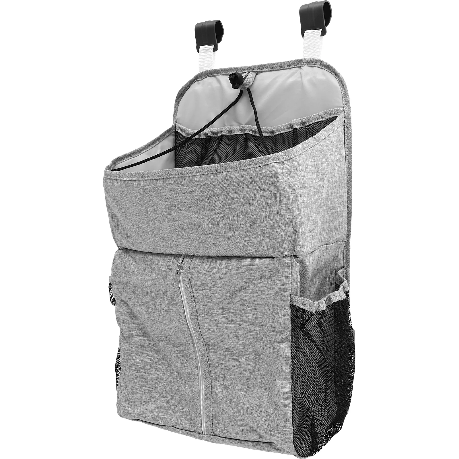 Bolsa de almacenamiento para cama de bebé, organizador de pañales colgante para cuna, bolsa colgante de lino Premium, almacenamiento para guardería, 1 Uds.