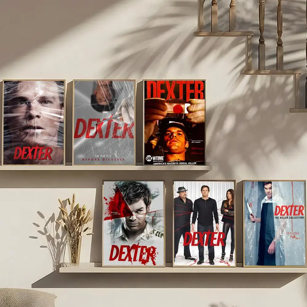 Crime Thriller Series Dexter Poster Art print wall decor ideal for living room, bedroom, bar, parlor, and home gifting