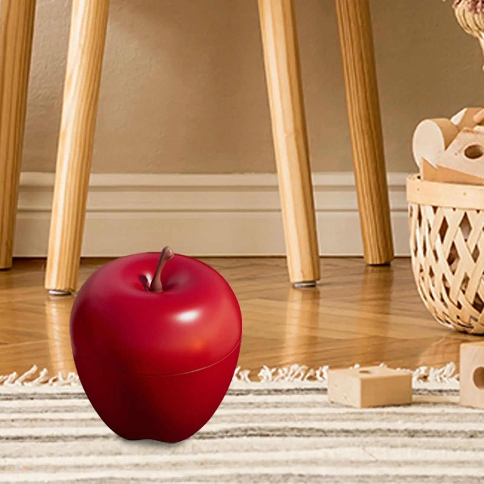 

3x Small Fruit Containers,Candy Toy Gift,Teacher Appreciation Gift,Red Fruit Containers,Candy Jar for Party Wedding Supplies