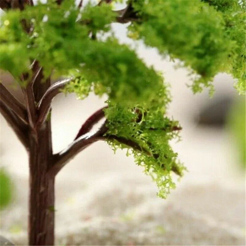 10pcs 4cm HO OO Scale Model Trees Train Railroad Layout Diorama Wargame Scenery Miniature Tree Decoration