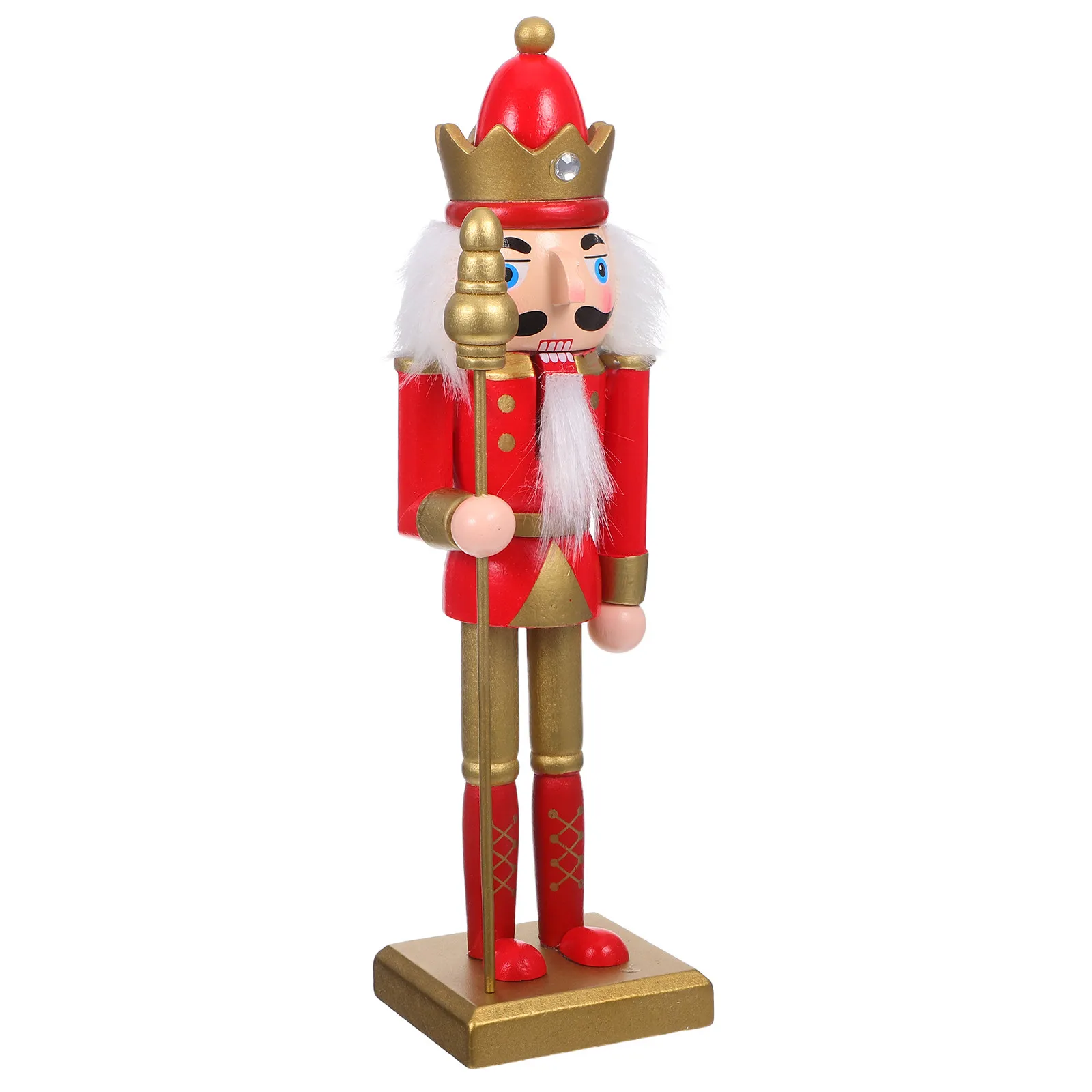 Wooden Christmas Nutcracker Ornament – Festive Holiday Decor, Bright Colors, Reusable Gift for Home & Desktop