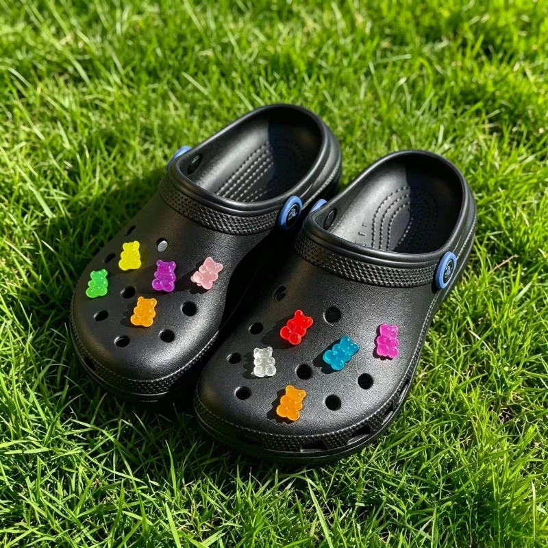 Heißer Verkauf: Süße Schuh-Charms, DIY Bunte Gummibärchen-Handarbeiten, Abnehmbare Schnallen-Charms für Lochschuhe – Detail 7
