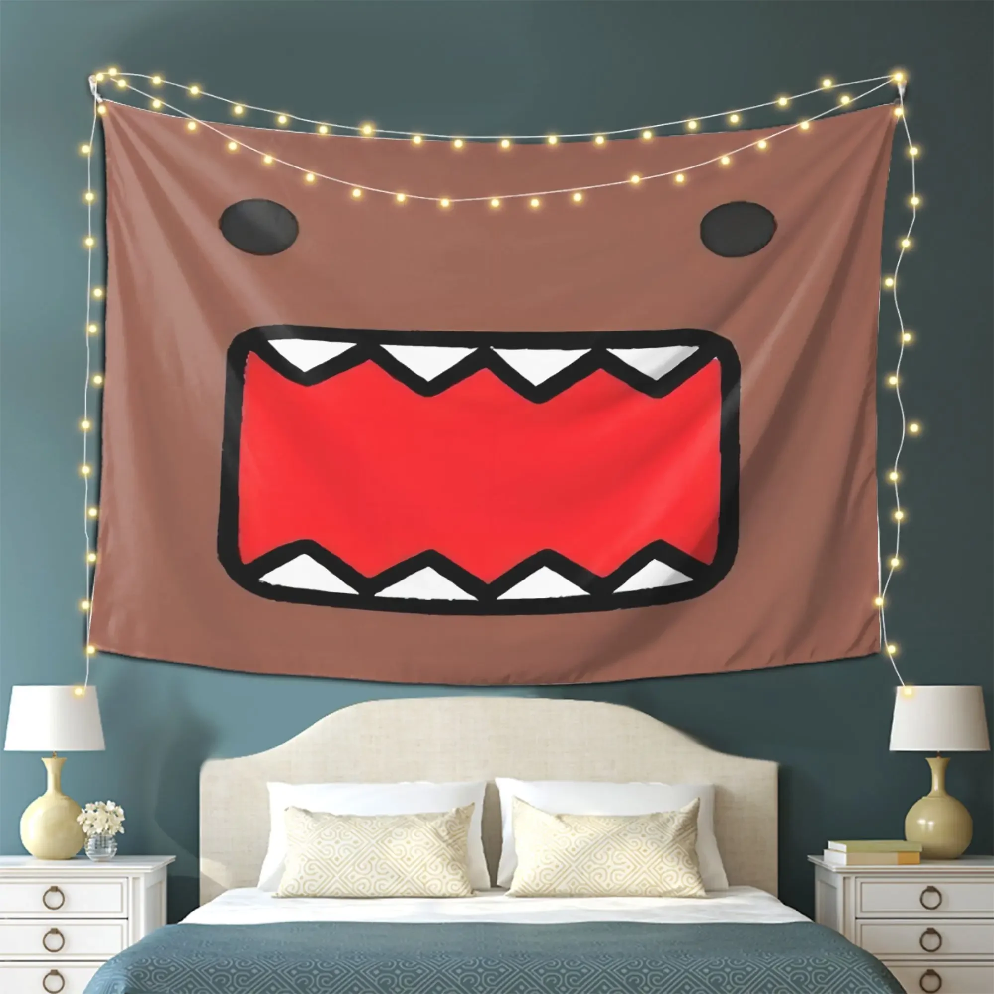 Domo Kun Tapestry Suitable for Various Holidays the Perfect Tapestry Gift Living Room BedroomOffice Home Decoration WallTapestry
