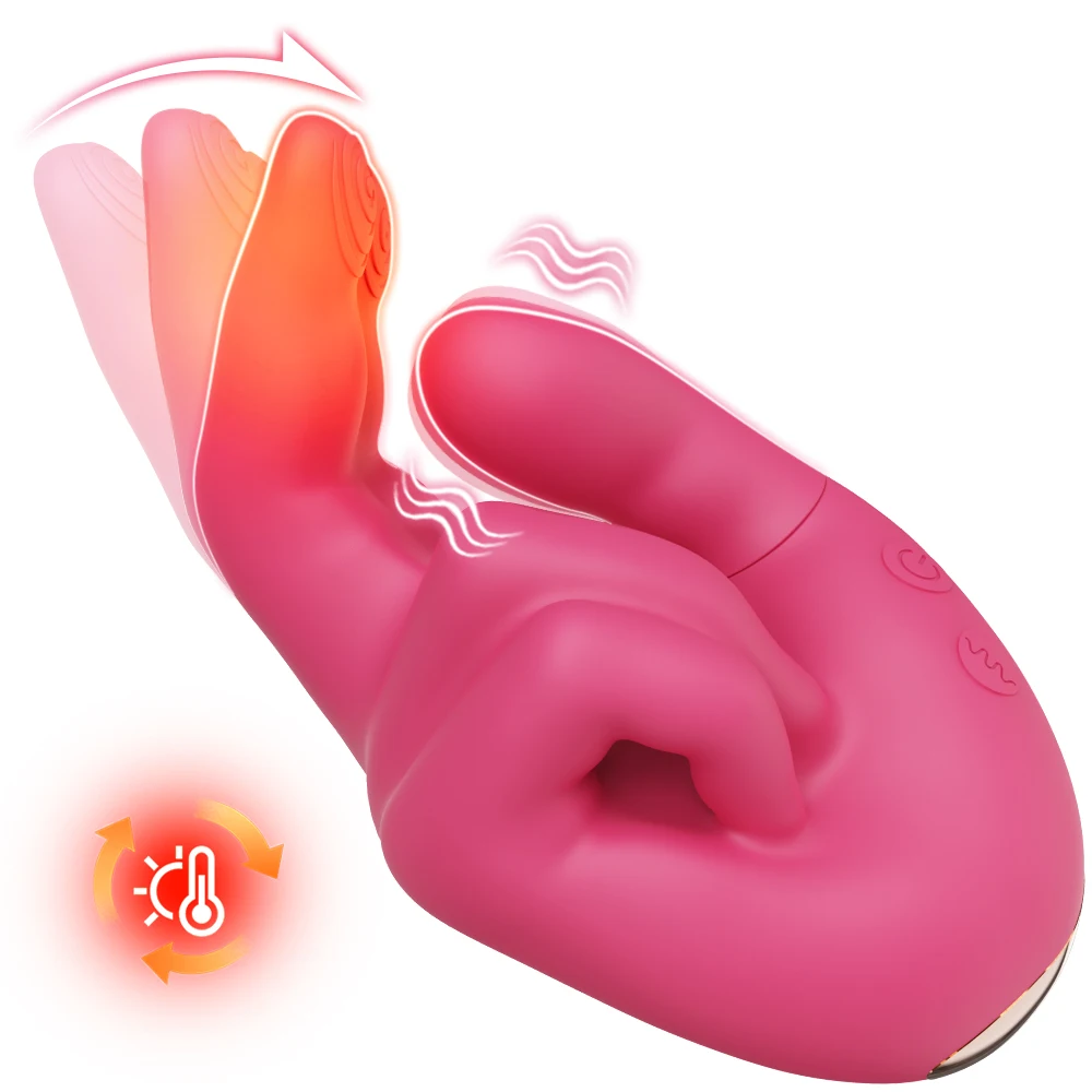 Heating Finger Vibrator Penetration Vagina Clitoris Vibration Stimulator Dildo Vibrator Masturbation Sexy Adult Female Toys 18