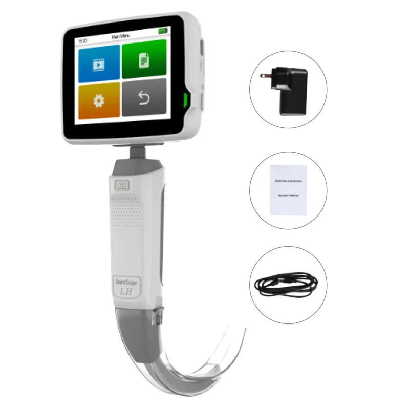 Flexible Video Laryngoscope Digital HD video laryngoscope Wireless Charging SmartScope Adult And Pediatric Laryngoscope