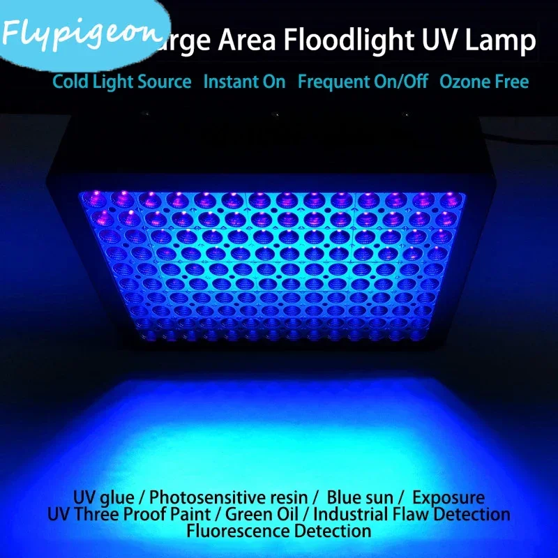 3000W UV Curing Lamp 365nm 395nm 405nm for PCB Green Oil 3D Printing OCA Resin Curing 3D Printing Silk Screen Printing UV Light