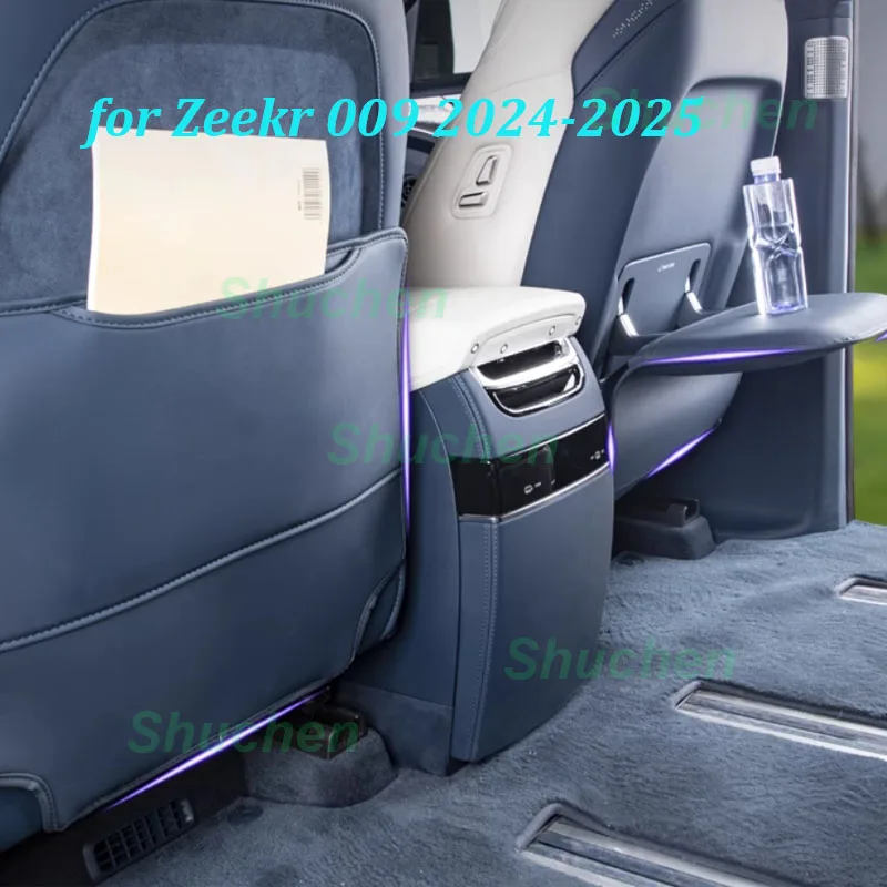 

Car Behind Seat Anti-kick Pad for Zeekr 009 2024-2025 Seat Back Kick Dirt-proof Protective Leather Cover Interior Accessories
