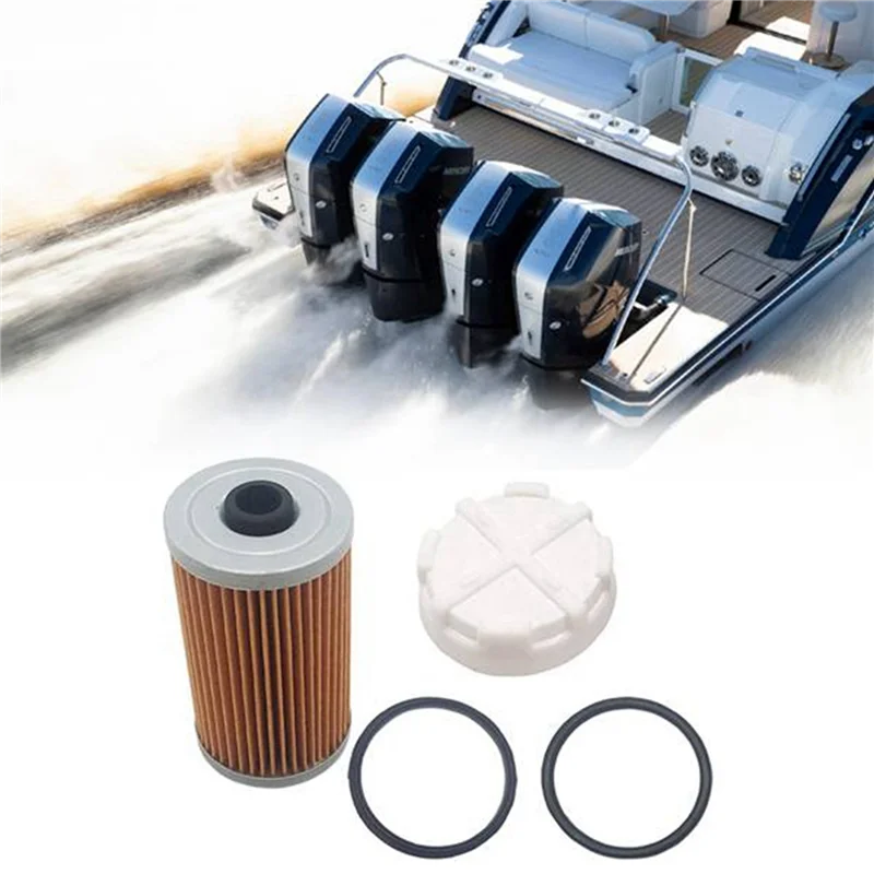 A48P-3X فلتر الوقود 35-8M0093688 لـ Mercury Mercruiser GEN III Cool Elements 35-866171A01 2004+ MIE & Bravo 5.0L 5.7L MPI #5