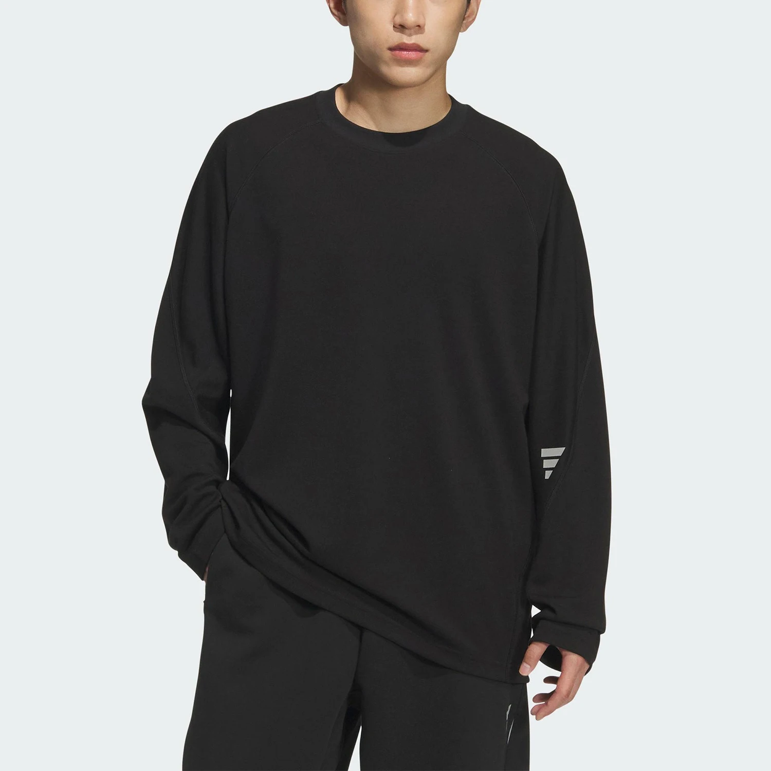 

Adidas Authentic 2025 Summer Men's Loose Sports and Leisure Long Sleeve KC0151