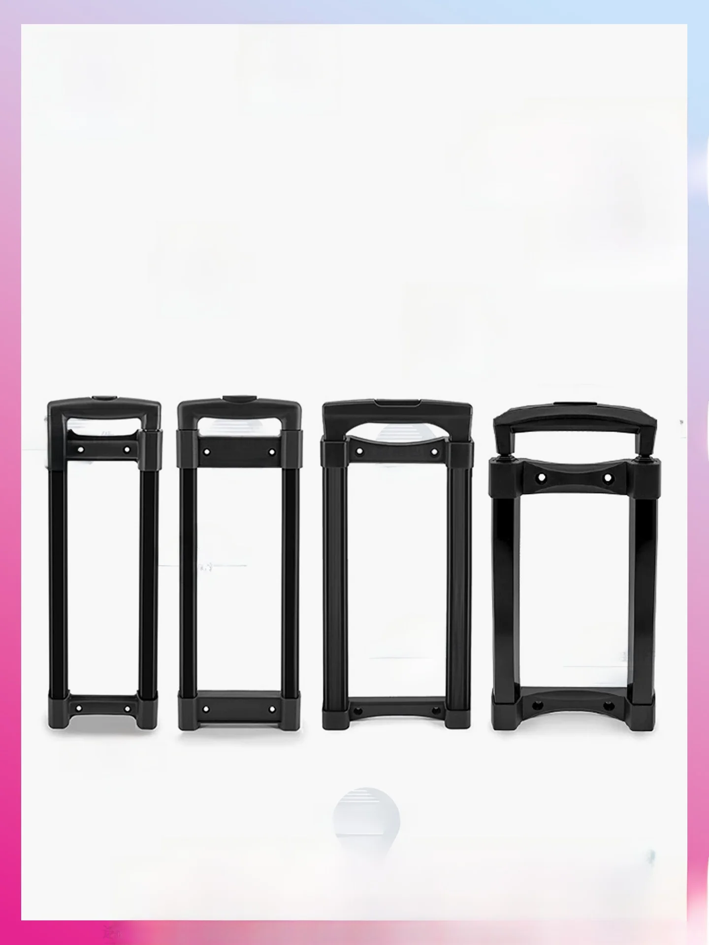 Travel Suitcase External Pull Rod Accessories Universal Makeup Tool Wooden Box Aluminum Box Repair Parts for Luggage