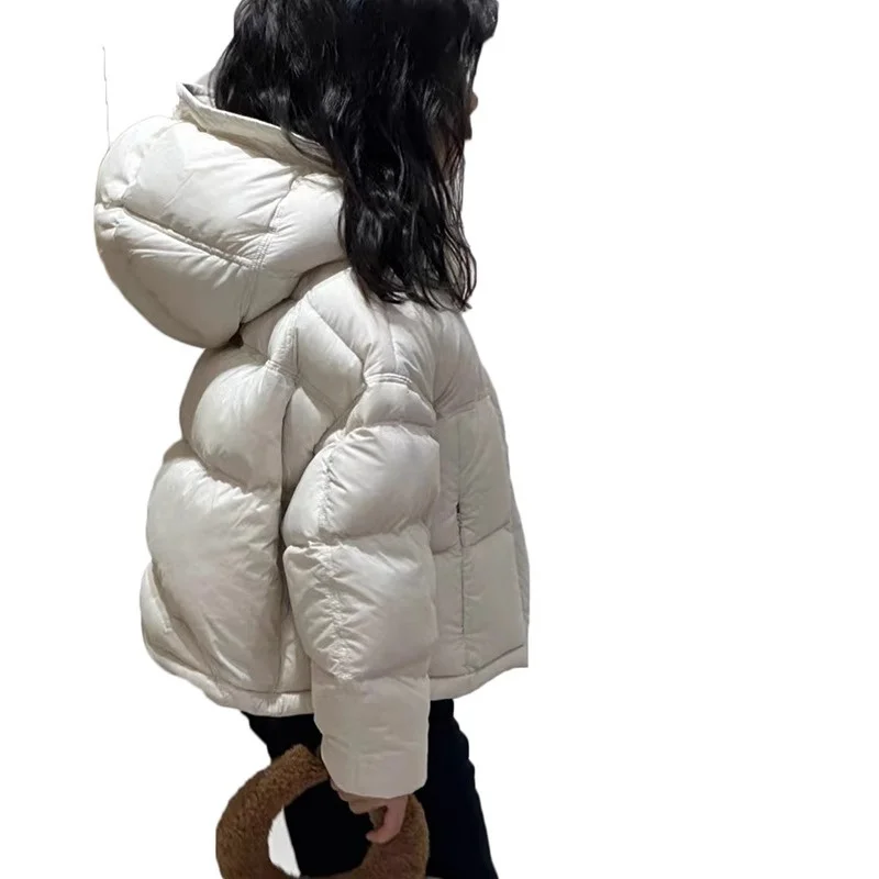 Girls Coat Overcoat Jacket Windbreak Outerwear 2024 Fashion Winter Autumn Warm Cotton Christmas Gift Children's Clothing