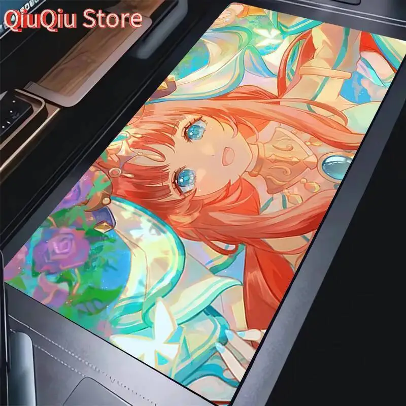 

Mouse Pad Anime Carpe Large PC Gamer Computer G-genshin Impact Nilou Mousepad Varmilo Keyboard Gaming Accessories HD Desk Mat