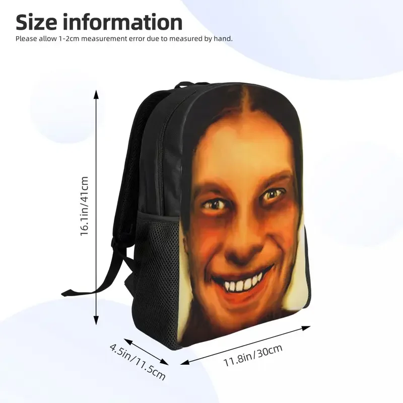 Customized Aphex Twin Travel Backpack Women Men School Computer Bookbag College Student Daypack Bags